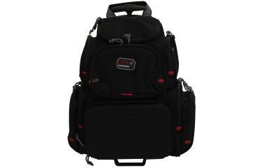 Image of GPS Rolling Handgunner Backpack, Black, GPS-1711ROBP