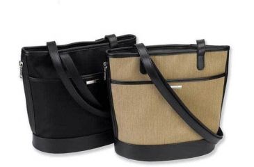 Image of Galco Eclipse Holster Handbag Ambidextrous - Camel / Black Trim ECPCM