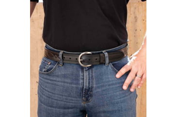 Image of Galco SB7 Fancy Stitched 1.5in Holster Belt, Black, 40, SB7-40B