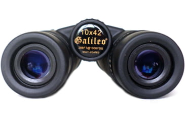 Image of Galileo 10 x 42mm Roof Prism Water Proof Binoculars, Black, G-1042C