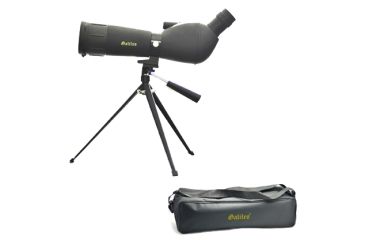 Image of Galileo 20-40-60X ZOOM Spotting Scope and Case, Black G-60ZSP