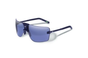Image of Gargoyles 85s Sunglasses w/ Matte Black Frame, Smoke w/Blue Mirror Lens GAR10700076