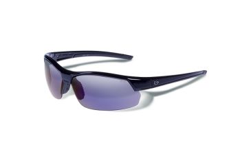 Image of Gargoyles Breakaway Sunglasses w/ Matte Black Frame, Smoke Polarized w/Silver Mirror Lens GAR10700164