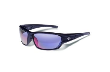 Image of Gargoyles Havoc Sunglasses w/ Matte Black Frame, Smoke Polarized w/Plasma Mirror Lens GAR10700123