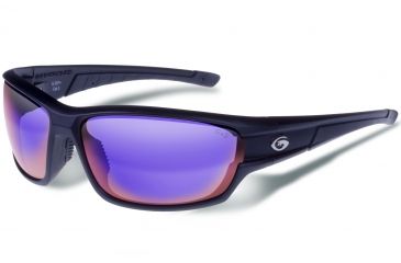 Image of Gargoyles HAVOC Sunglasses, Matte Black Frame, Smoke Polarized with Plasma Mirror Lens, Polarized, 10700193.QTM