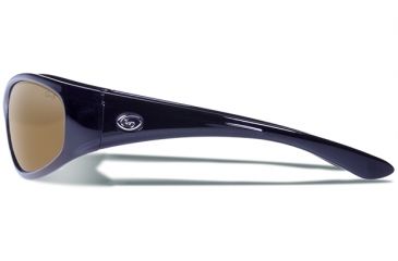 Image of Gargoyles SHAKEDOWN Sunglasses, Black Frame, Brown Polarized with Bronze Mirror Lens, Polarized, 10700204.QTM