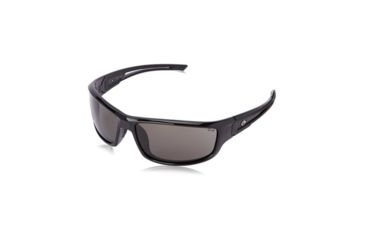 Image of Gargoyles Squall Sunglasses, Smoke Polarized Lens, Matte Black Frame GAR10700207QTM