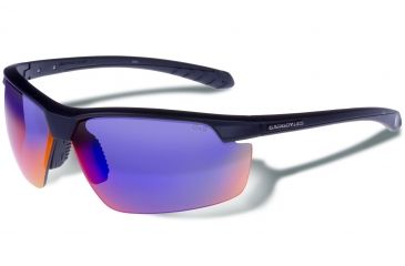 Image of Gargoyles STAKEOUT Sunglasses, Matte Black Frame, Smoke with Plasma Mirror Lens, 10700211.QTM