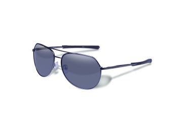 Image of Gargoyles Victor Sunglasses w/ Matte Dark Gun Frame, Smoke Polarized w/Silver Mirror Lens GAR10700136