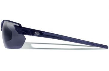 Image of Gargoyles Vortex Protective Sunglasses, Black Frame, Smoke Polarized w/ Silver Mirror Lenses, 10700183.QTM
