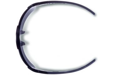 Image of Gargoyles Vortex Protective Sunglasses, Black Frame, Smoke Polarized w/ Silver Mirror Lenses, 10700183.QTM