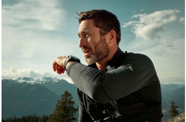 Image of Garmin Fenix 8 Pro Unisex Watches, 47mm Case Diameter, Titanium Bezel, Graphite/Black Silicone Band, 010-03198-10