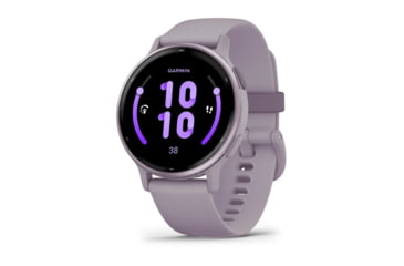 Image of Garmin Vivoactive 5 Watch, Metallic Orchid Aluminum Bezel w/ Orchid Case and Silicone Band, 010-02862-13