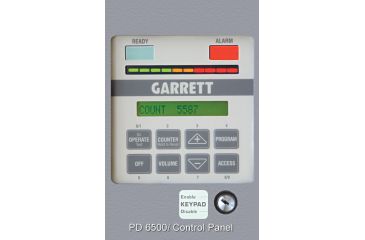 Image of Garrett PD6500i Walk-Through Metal Detector - Control Panel