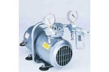 Image of Gast Laboratory Pumps, Each, Oil-Less Reciprocating, Gast Pump 1.3CFMT061CM 60PSI, 1HAB25M100X