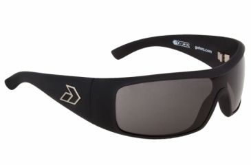 Image of Gatorz Axlblk01pBk Axl Black Frame Polarized Grey Lens Sunglasses