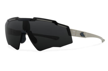 Image of Gatorz Blastshield B2 Sunglasses, Desert, Matte Black Logo, MilSpec Ballistic Polarized, Smoke w Anti-Fog, ANSI Z87.1, Desert, One Size, 841235127175