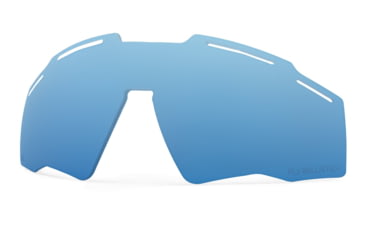 Image of Gatorz Blastshield B2 Sunglasses, MilSpec Ballistic Polarized,Smoke, Blue Mirror, w Anti-Fog, Replacement Lens, ANSI Z87.1, One Size, 841235127243