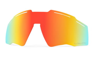 Image of Gatorz Blastshield B2 Sunglasses, MilSpec Ballistic Polarized,Smoke, Sunburst Mirror w, Anti-Fog, Replacement Lens, ANSI Z87.1, One Size, 841235127236
