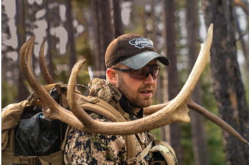 Image of Gatorz Blastshield Sunglasses, Black Logo, Black Frame, Ballistic Shooting Day - Low Light Array Lens, 841235126369