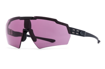 Image of Gatorz Blastshield Sunglasses, Black Logo, Black Frame, Ballistic Shooting Day - Low Light Array Lens, 841235126369