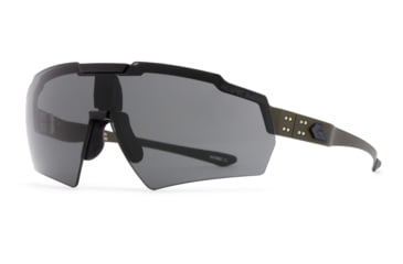 Image of Gatorz Blastshield Sunglasses, Black Logo, OD Green Frame, Ballistic Smoke Lens, 841235126215