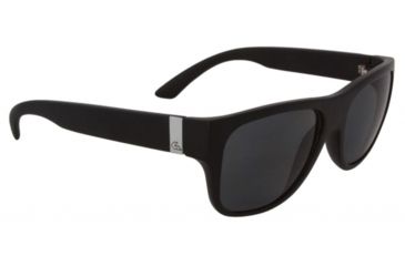 Image of Gatorz Bomblk01pBk Bomar Black Frame Polarized Grey Lens Sunglasses