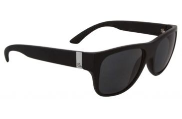 Image of Gatorz Bommbk01pBkm Bomar Matte Black Frame Polarized Grey Sunglasses