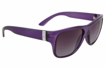 Image of Gatorz Bompur05cPu Bomar Purple Frame Purple Mirror Lens Sunglasses