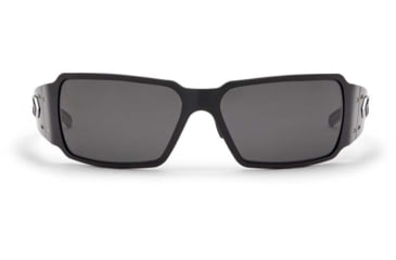 Image of Gatorz Boxster Sunglasses, Black Frame, Grey Polarized Lens BOXBLK01P