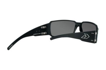 Image of Gatorz Boxster Sunglasses, Black Frame, Smoked Polarized w/ Chrome Mirror Lens, BOXBLK01P-C