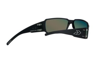 Image of Gatorz Boxster Sunglasses, Black Frame, Sunburst Mirror Polarized Lens, BOXBLK13P