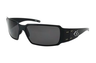 Image of Gatorz Boxster Sunglasses, Brushed Frame, Smoked Polarized Lens, BOXBRU01P