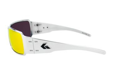 Image of Gatorz Boxster Sunglasses, Brushed Frame, Sunburst Polarized Lens, BOXBRU13P