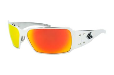 Image of Gatorz Boxster Sunglasses, Brushed Frame, Sunburst Polarized Lens, BOXBRU13P