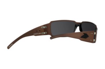 Image of Gatorz Boxster Sunglasses, Copper Blackout Frame, Smoked Polarized Lens, BOXCOP01PMBP