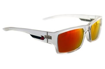 Image of Gatorz Capclr13mKl Capone Clear Frame Sunburst Lens Sunglasses
