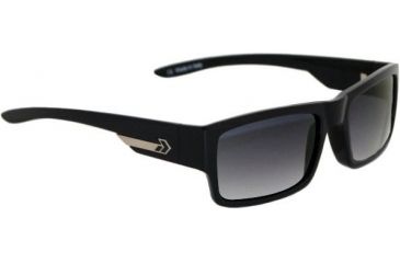 Image of Gatorz Capone - Black Frame, Gray Fade Lens Sunglasses CAPBLK01FBK