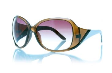 Image of Gatorz Celbnw03fBnw Celita Brown White Frame Brown Fade Lens Sunglasses