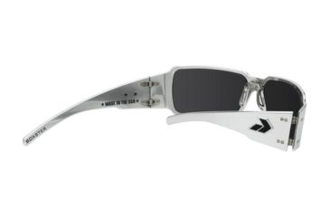 Image of Gatorz Cerakote Boxster Sunglasses,White Frame,Polarized Smoked Lens, BOXWHT01P