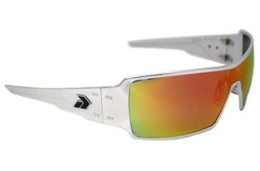 Image of Gatorz Darpol13mSp Darth Polished Chrome Frame Sunburst Lens Sunglasses