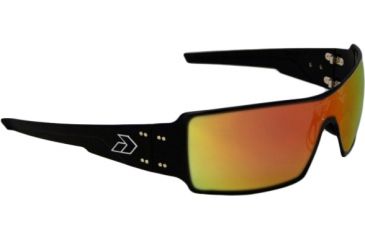 Image of Gatorz Darth - Black Frame, Sunburst Lens Sunglasses DARBLK13MBK