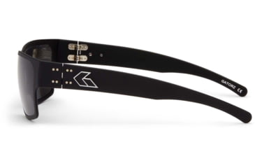 Image of Gatorz Delta Sunglasses, Matte Black Frame, Smoked Polarized Lens, GDELMTBLK01P