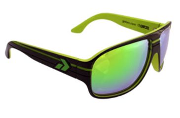 Image of Gatorz El2bkl17mBkl Ely2 Black Lime Green Multilayer Lens Sunglasses