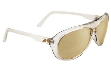 Image of Gatorz Elyclr12c KlEly Clear Frame Gold Chrome Lens Sunglasses