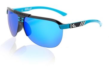 Image of Gatorz Elyflight Sunglasses, Blue Chrome Lens, Blue Frame ELFBLU08C