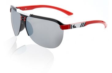 Image of Gatorz Elyflight Sunglasses, Chrome Lens, Red Frame ELFRED02