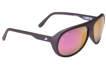 Image of Gatorz Elymbk05mBkm Ely Matte Black Frame Purple Multi Layer Lens Sunglasses