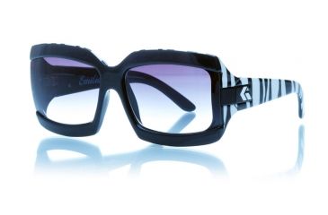 Image of Gatorz Emizeb01fZeb Emilia Zebra Print Frame Grey Fade Lens Sunglasses