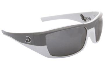 Image of Gatorz Fenwhg02Whg Fenix White Grey Frame Chrome Lens Sunglasses